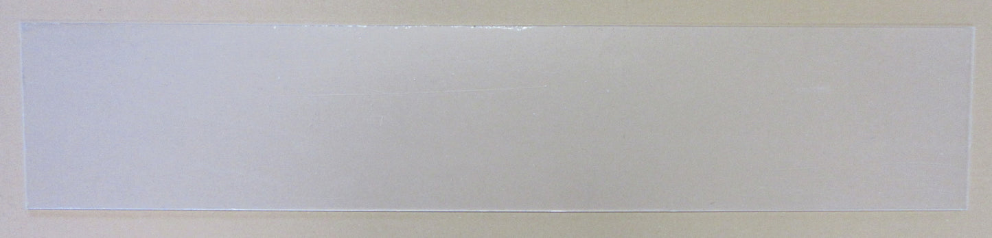 Perspex® CC-Platte 4mm 989 x 199/192mm Zuschnitt Kunststoffglas Acrylglas klar
