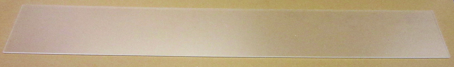 Perspex® CC-Platte 4mm 1020 x 140mm Zuschnitt Kunststoffglas Acrylglas klar