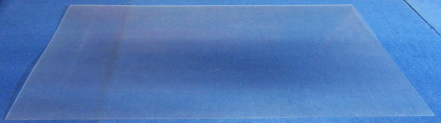 PET-A Lumex® Platte 1mm Zuschnitt 736 x 407mm farblos AR Transparent