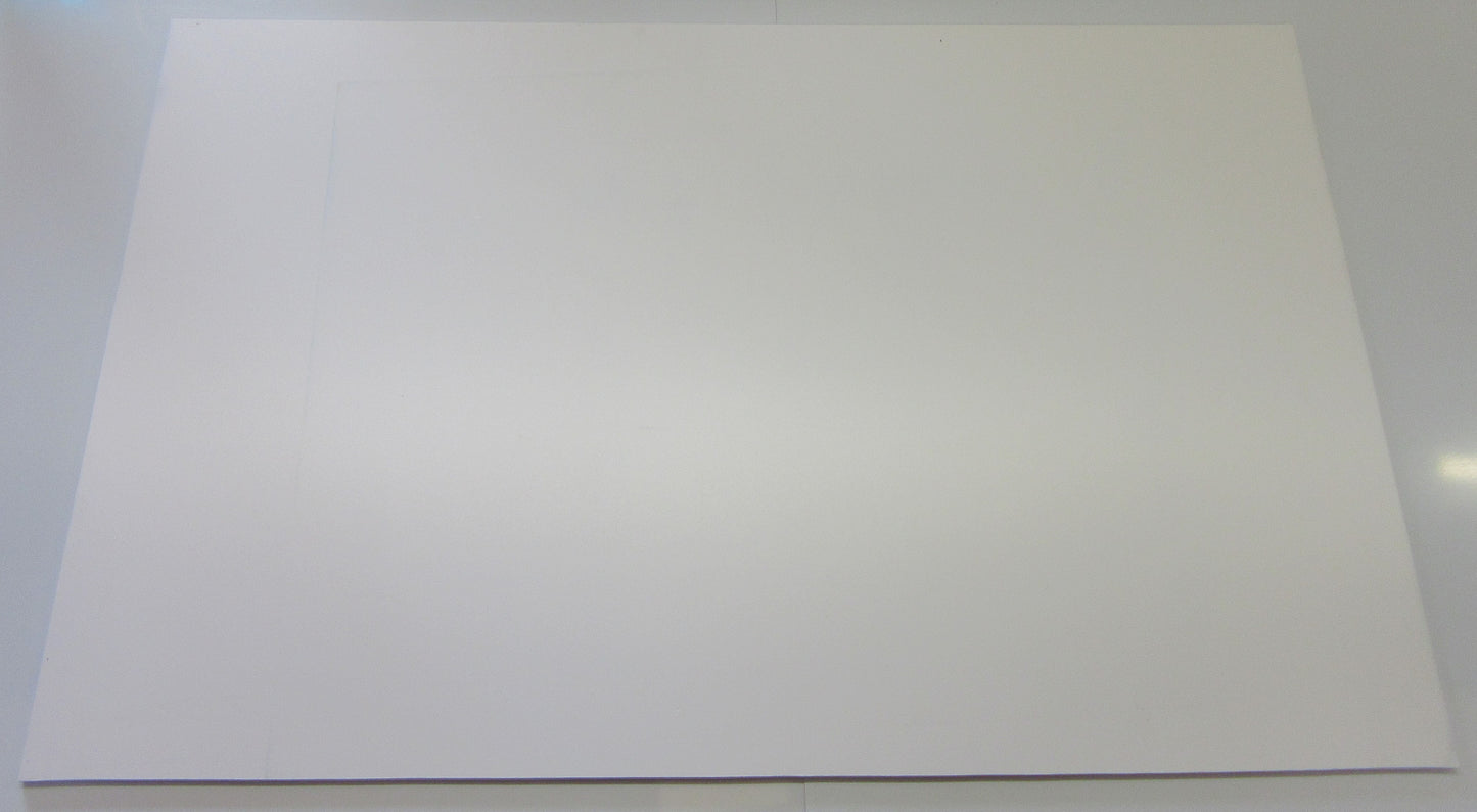 PVC Hartschaumplatte 6mm Zuschnitt Dunkelblau lackiert 689 x 442mm Kunststoffplatte