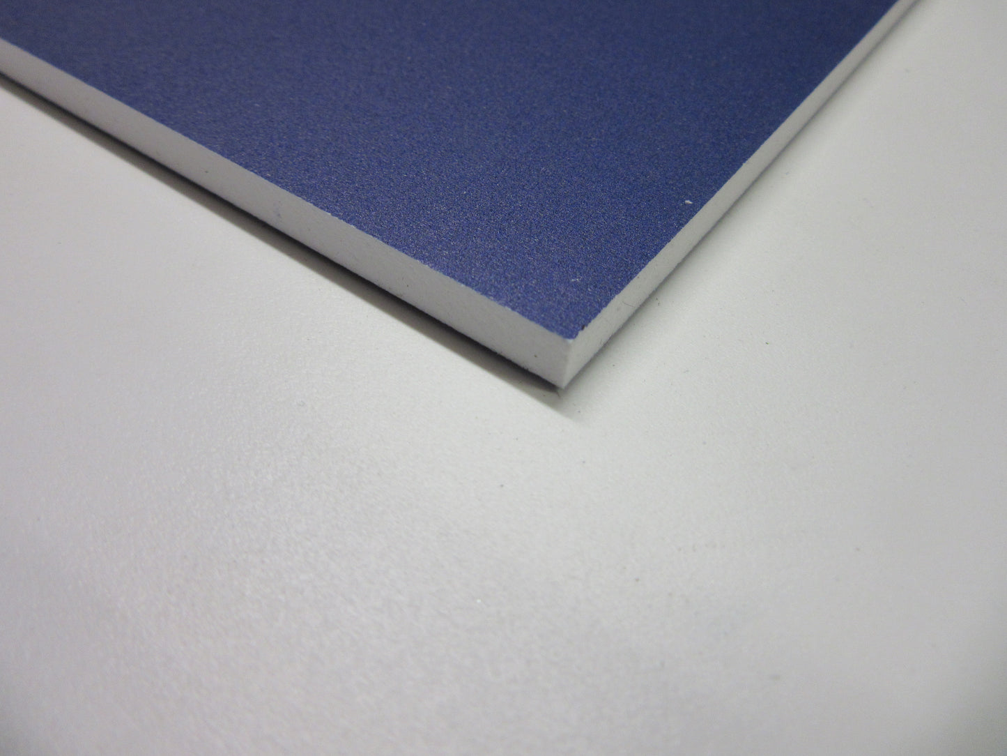 PVC Hartschaumplatte 6mm Zuschnitt Dunkelblau lackiert 500 x 150mm Kunststoffplatte