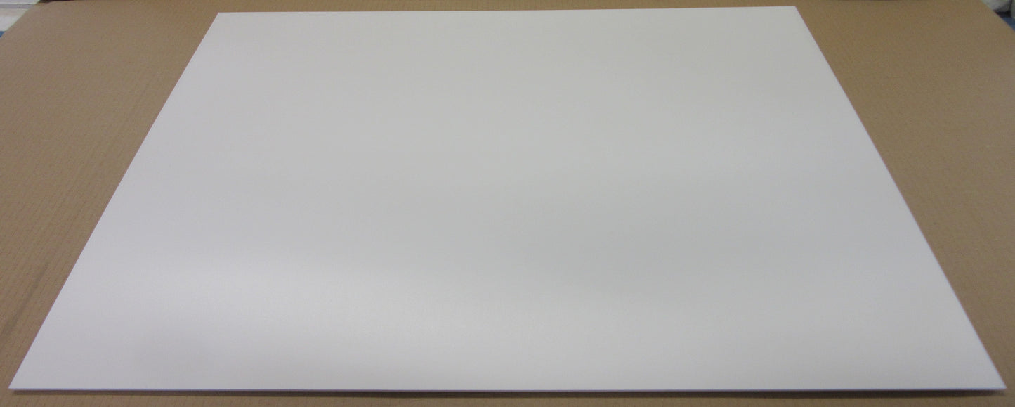 PVC Hartschaumplatte 6mm Zuschnitt weiß 635 x 500mm - Kunststoff Platte