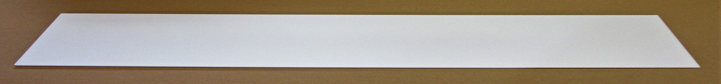PVC Hartschaumplatte 6mm Zuschnitt weiß 720 x 145mm Simopor S Kunststoff Platte