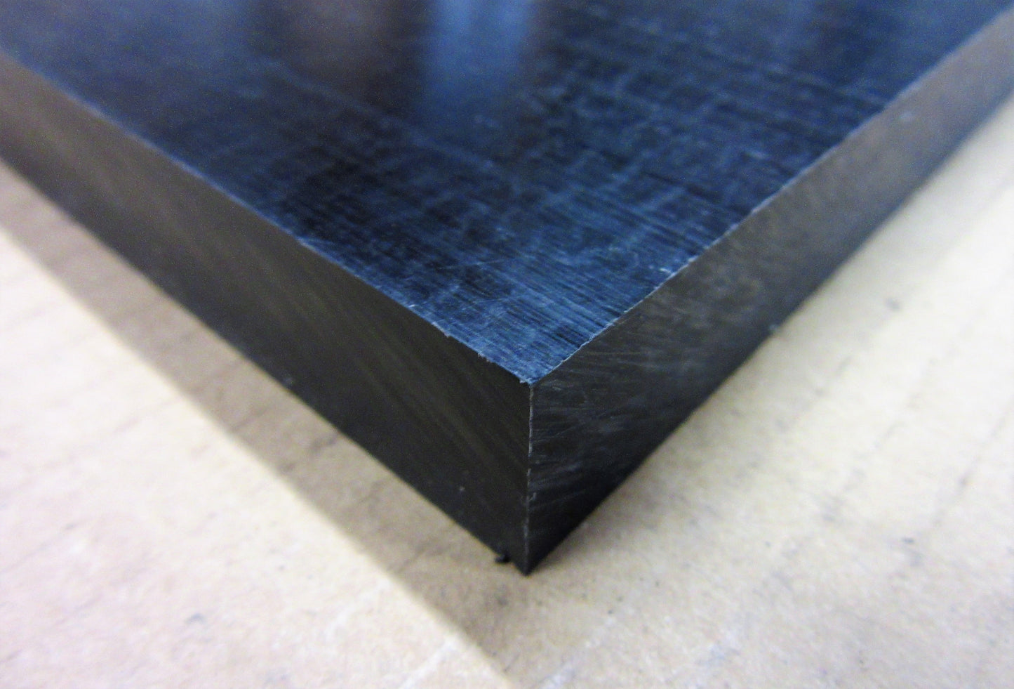 POM-C-Platte 16mm Schwarz Zuschnitt 565 x 485mm Vollmaterial Techn. Kunststoff