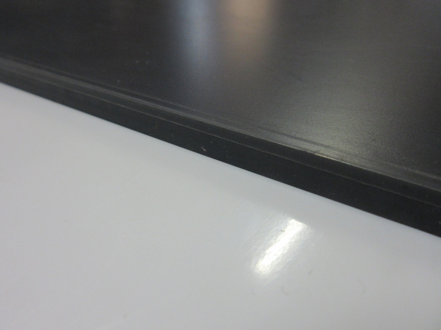 PVC-Hartplatte 6mm Dunkelgrau Zuschnitt 448 x 448mm Technischer Kunststoff