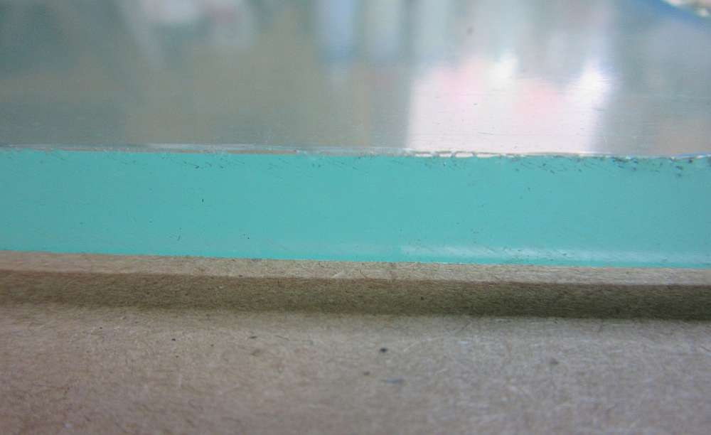 Acryl XT-Platte 8mm Zuschnitt 997 x 93mm Kunststoffglas, Transparent, Acrylglas