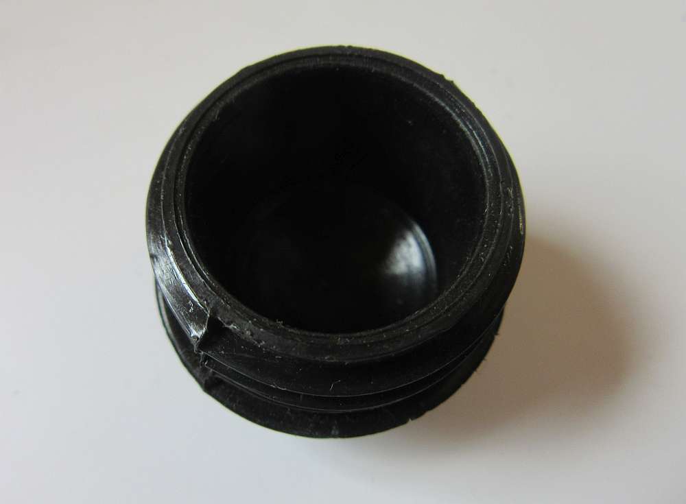 Abdeckkappen Schwarz 34mm, rund, Fußkappen, Endkappen, Lamellenstopfen, Kappe