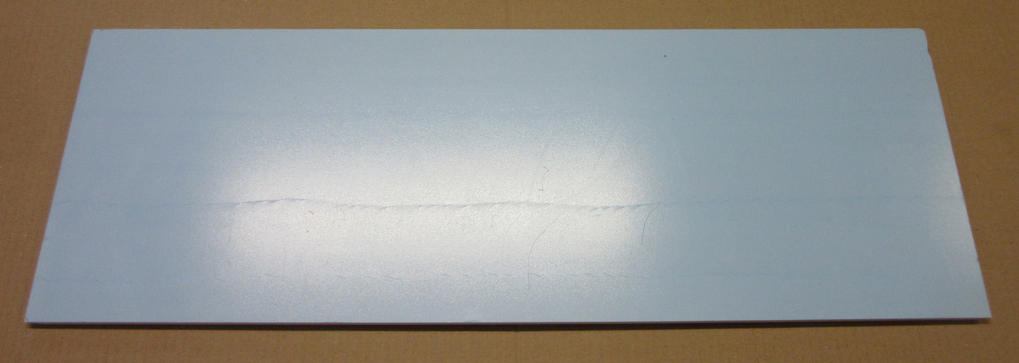 PVC Hartschaumplatte 8mm Zuschnitt weiß 670 x 300 mm - Excel Kunststoff Platte