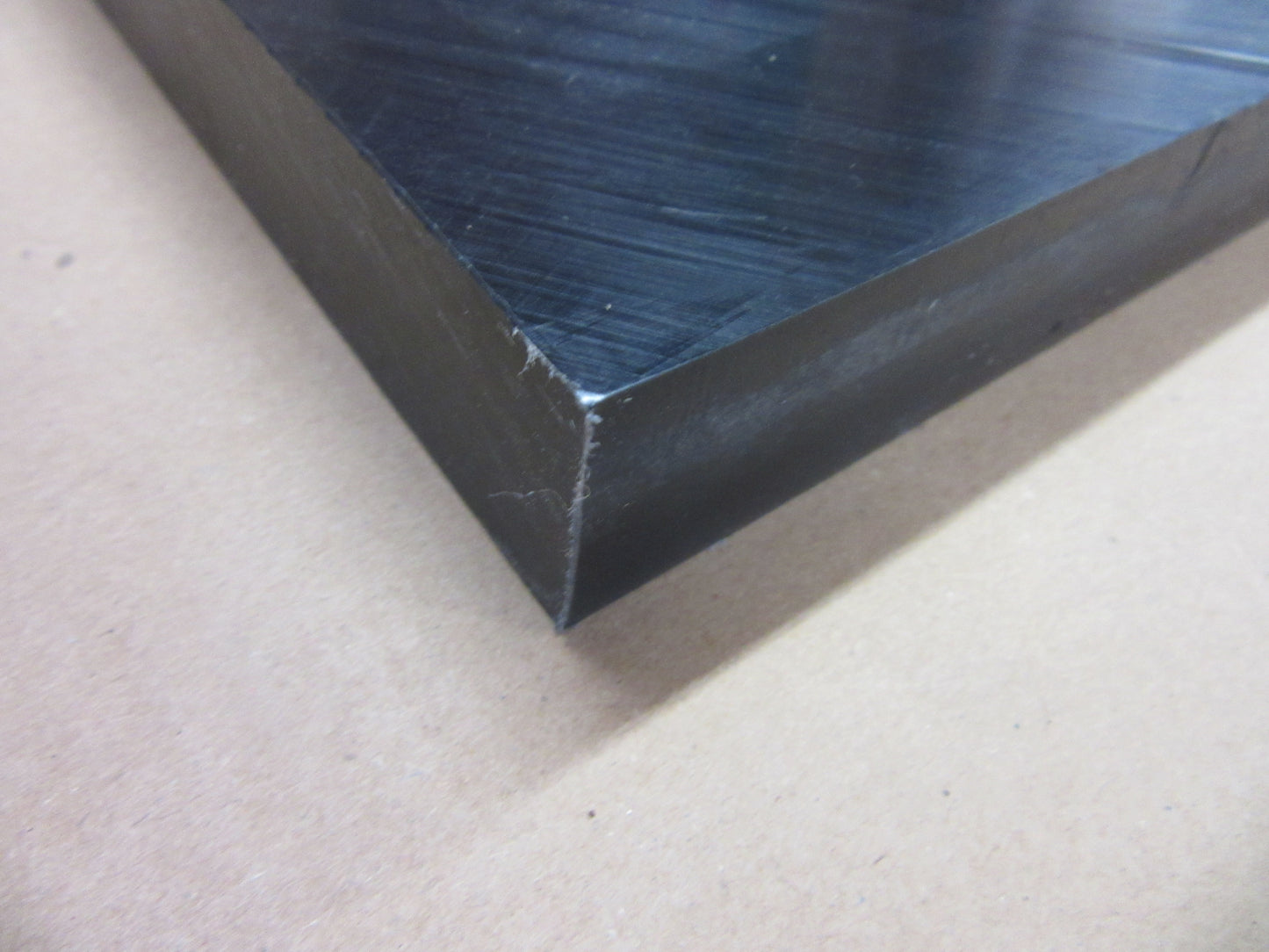 PE HD-500 Platte 30mm Schwarz 757 x 495mm Vollmaterial Technischer Kunststoff