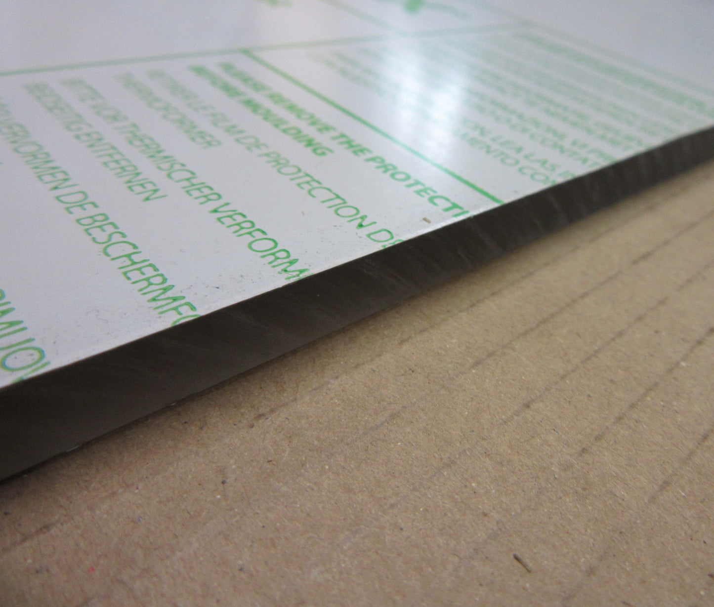 PC Platte 6mm Zuschnitt DIN A3 420 x 297mm Kunststoffglas Bronze Polycarbonat