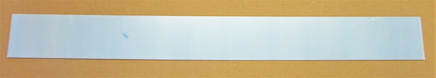 Acryl XT-Platte 2mm Zuschnitt 512 x 54mm Kunststoffglas weiß opak 004 Acrylglas