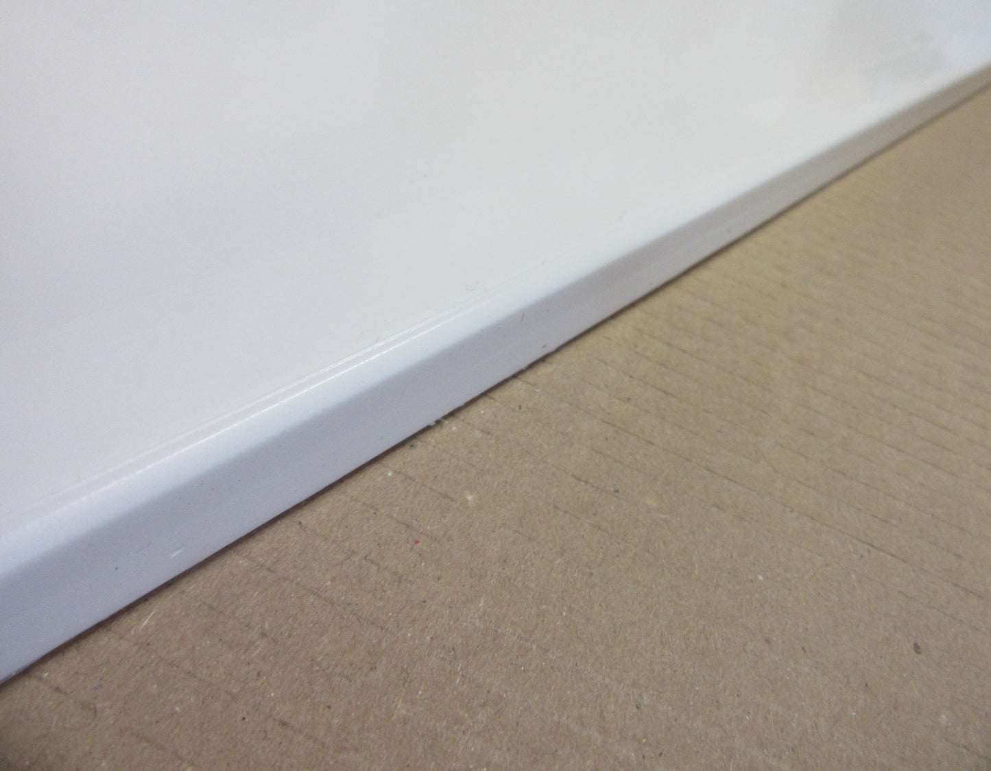 PVC Integralschaumplatte 19mm Zuschnitt weiß 993 x 243mm - Kunststoff Platte