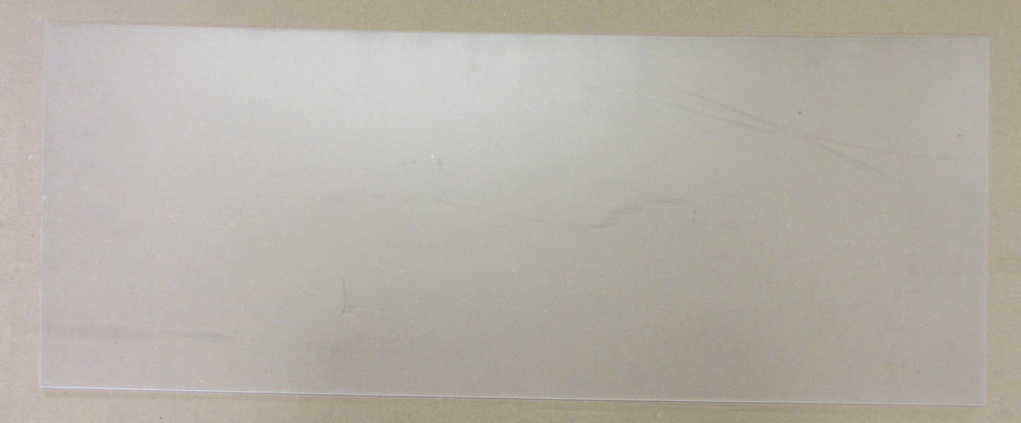 Acryl GS-Platte 4mm Zuschnitt 785 x 305mm Frost farblos Kunststoffglas Acrylglas