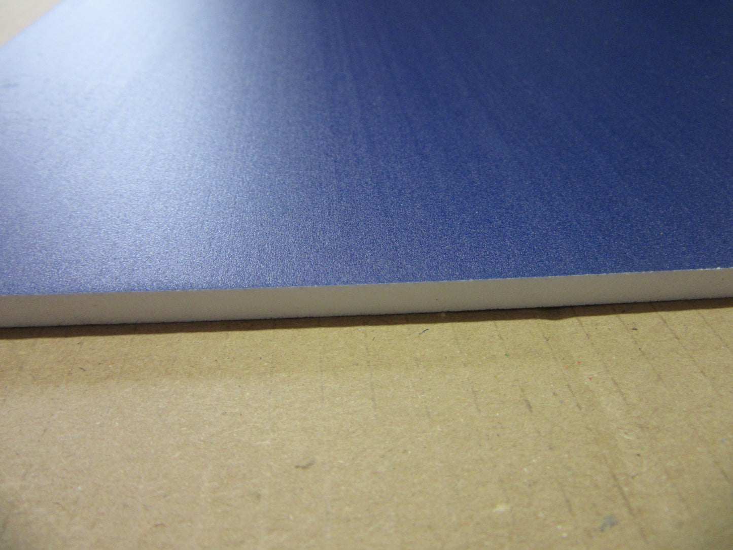 PVC Hartschaumplatte 6mm Zuschnitt Dunkelblau lackiert 460 x 398mm Kunststoffplatte
