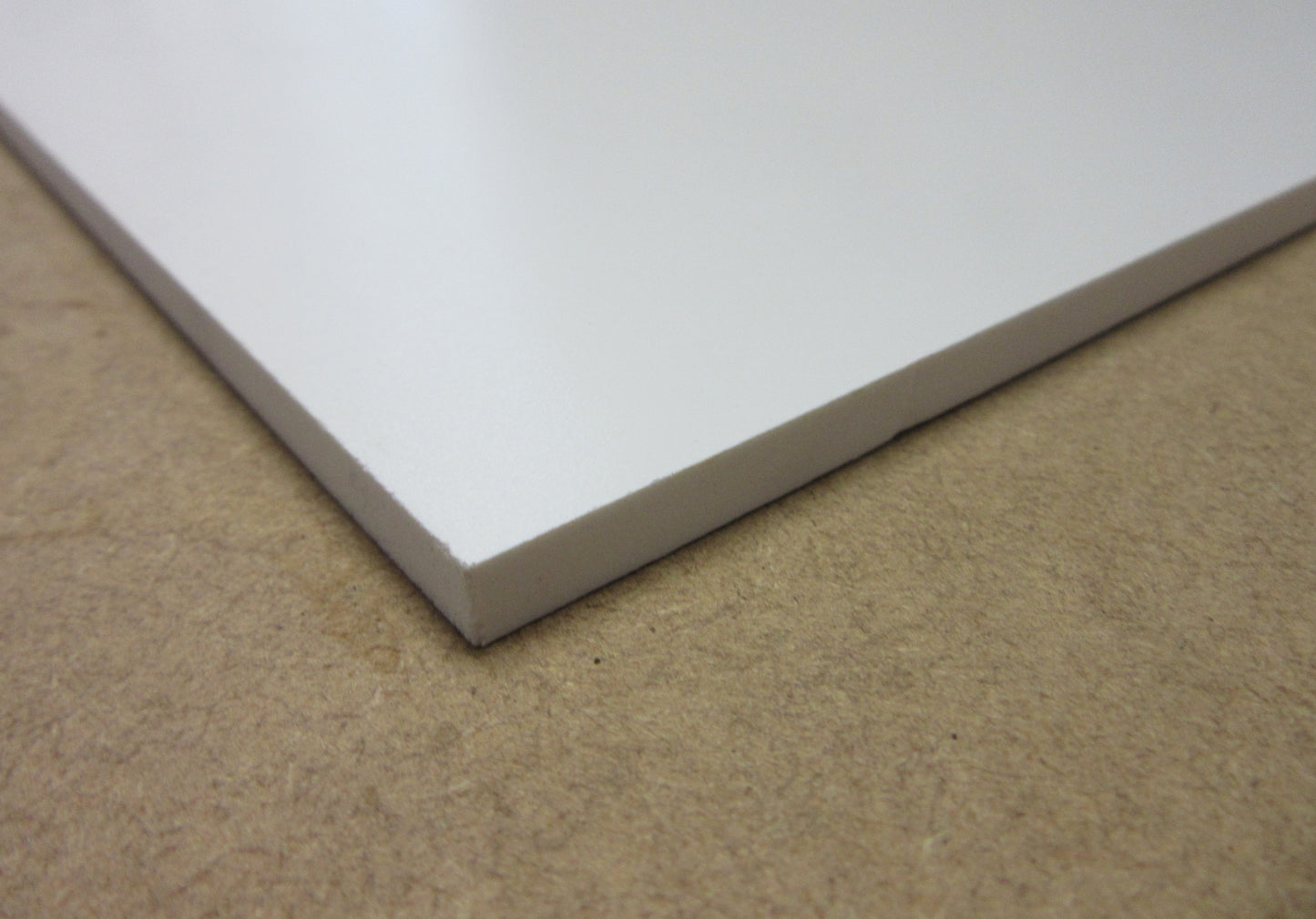 PVC Hartschaumplatte 6mm Zuschnitt weiß 497 x 488mm - Kunststoff Platte