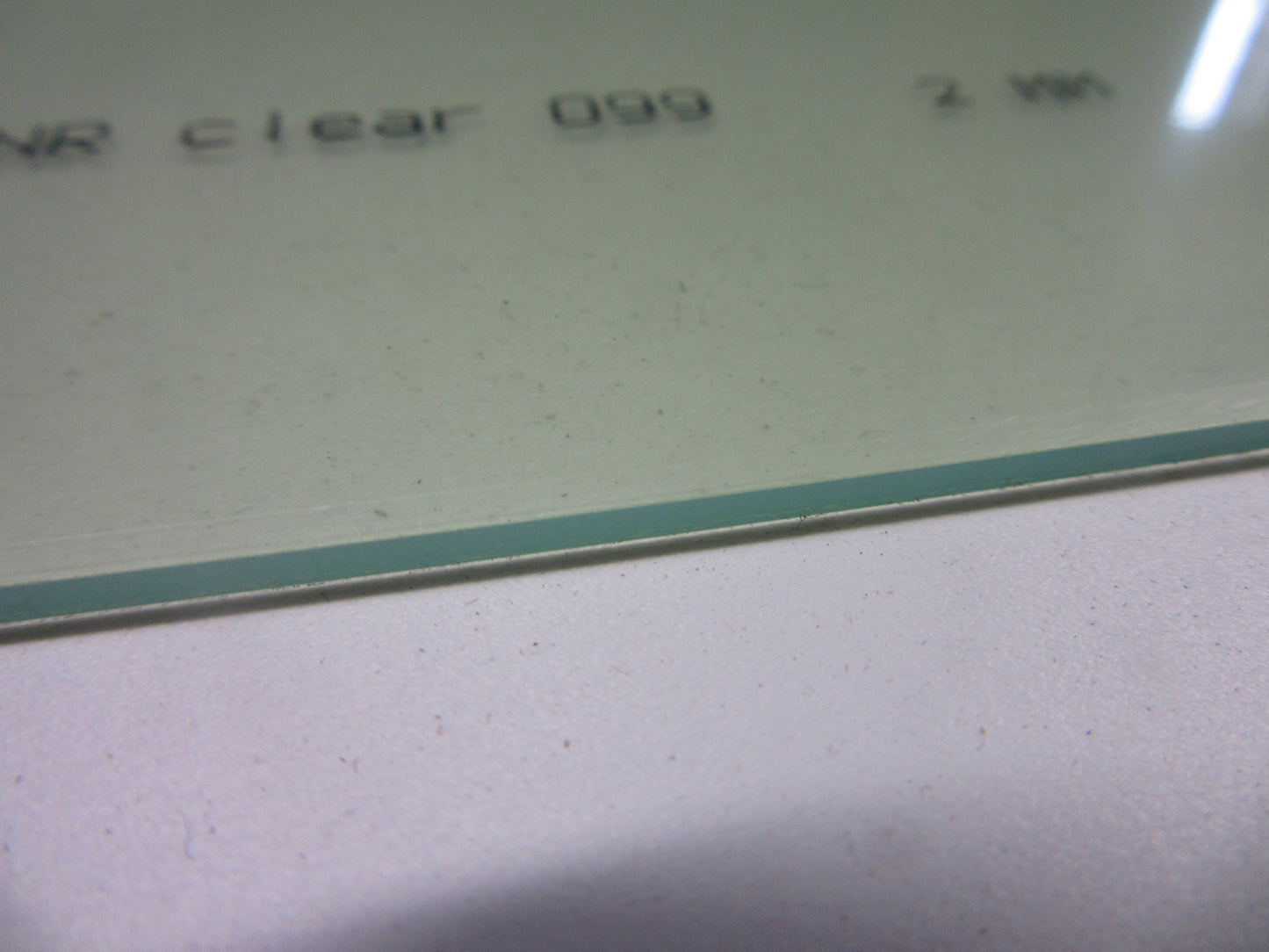 PET-A Platte 2mm Axpet® NR clear 099 Zuschnitt 297 x 215mm Kunststoffplatte