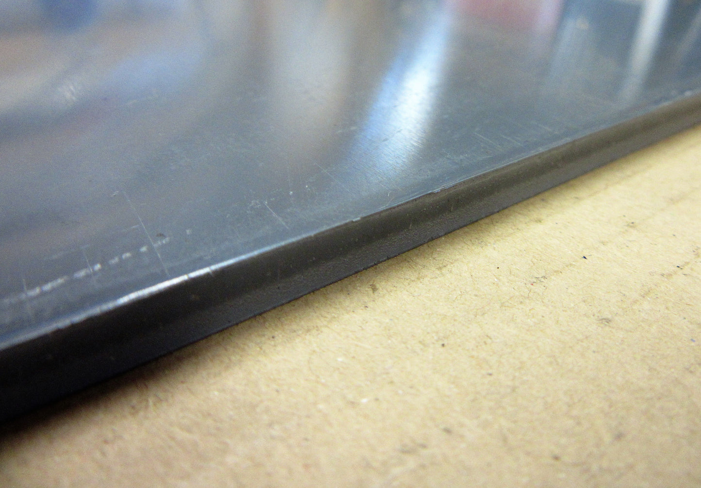 PVC-U CAW Platte 6mm Dunkelgrau Zuschnitt 500 x 477mm Technischer Kunststoff