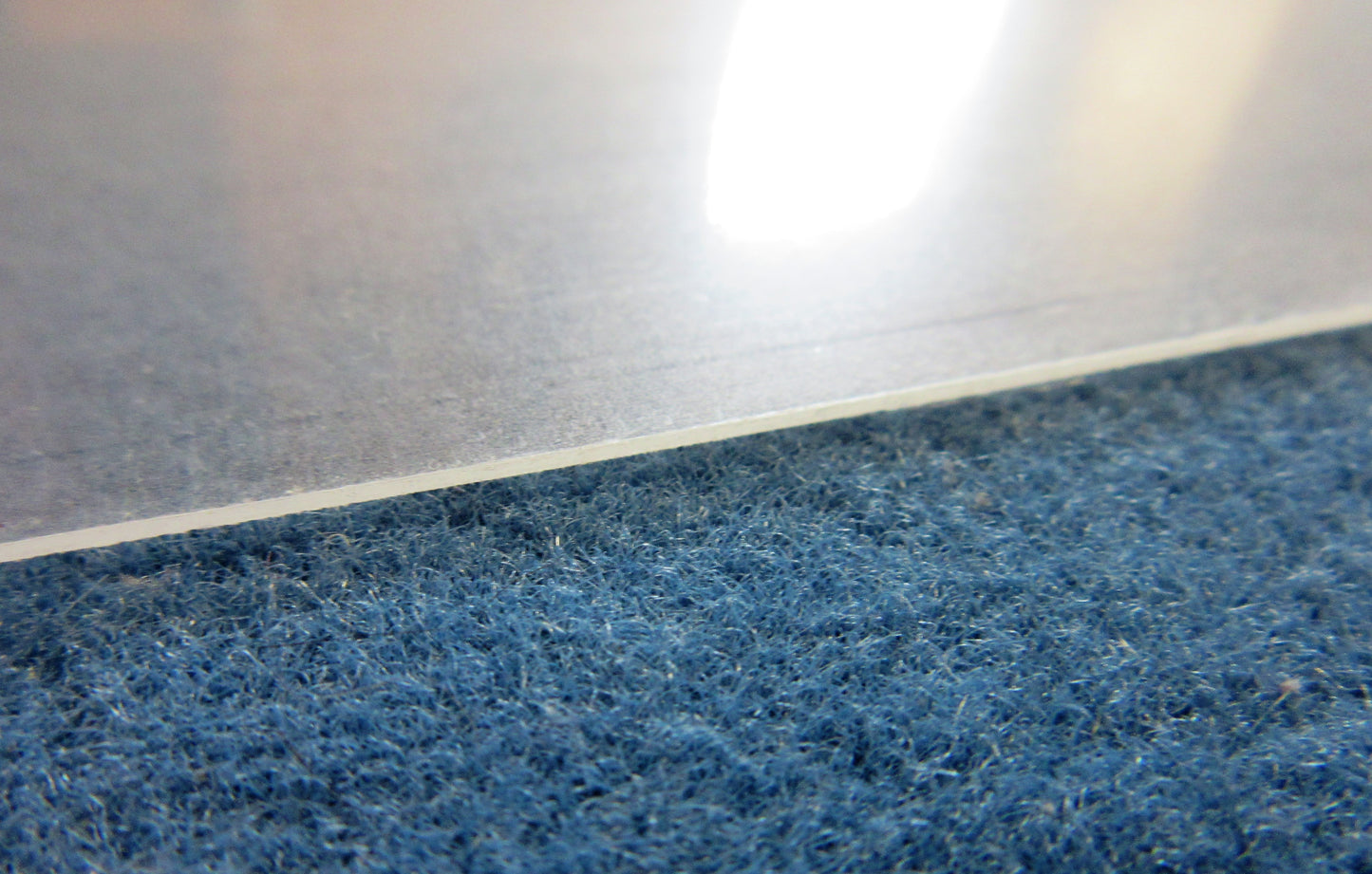 PET-A Kunststoffplatte 1mm Zuschnitt 720 x 246mm farblos AR Transparent