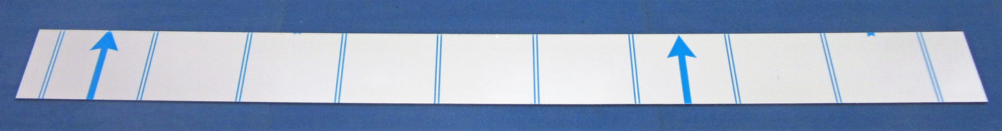 Alu-Verbundplatte 3mm weiß Zuschnitt 1250 x 104mm, Deckschicht 0,3mm DIBOND®