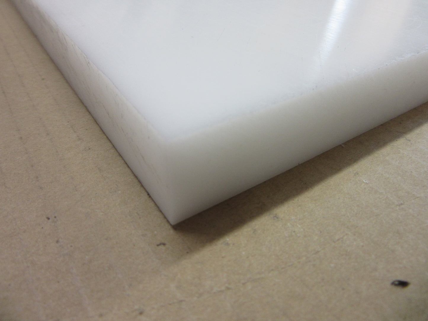 POM-C-Platte 20mm Natur Zuschnitt 940 x 473mm Vollmaterial Techn. Kunststoff