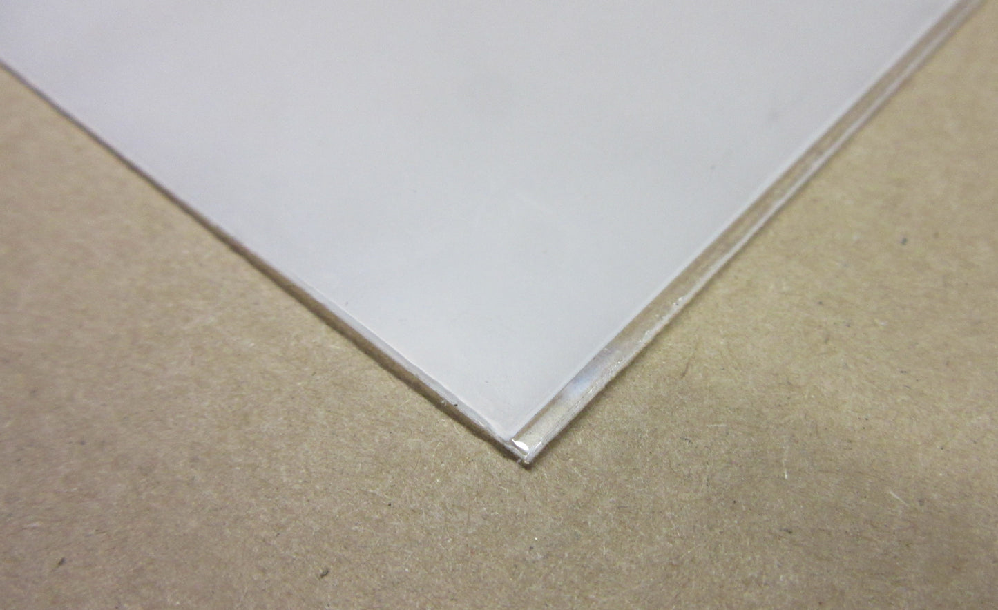 PET-G Lumex® Platte 1mm Zuschnitt 270x193mm Kunststoffglas klar Tiefziehmaterial