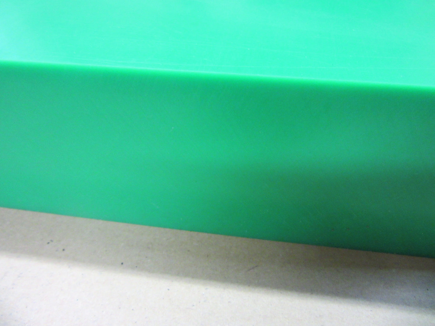 PE HD-1000 UHMW Platte 80mm Grün 720 x 387mm Vollmaterial Techn. Kunststoff