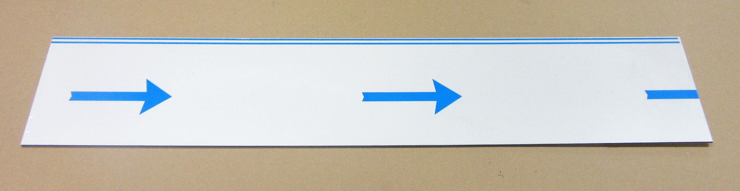 Alu-Verbundplatte 3mm weiß Zuschnitt 600 x 145mm, Deckschicht 0,3mm DIBOND®