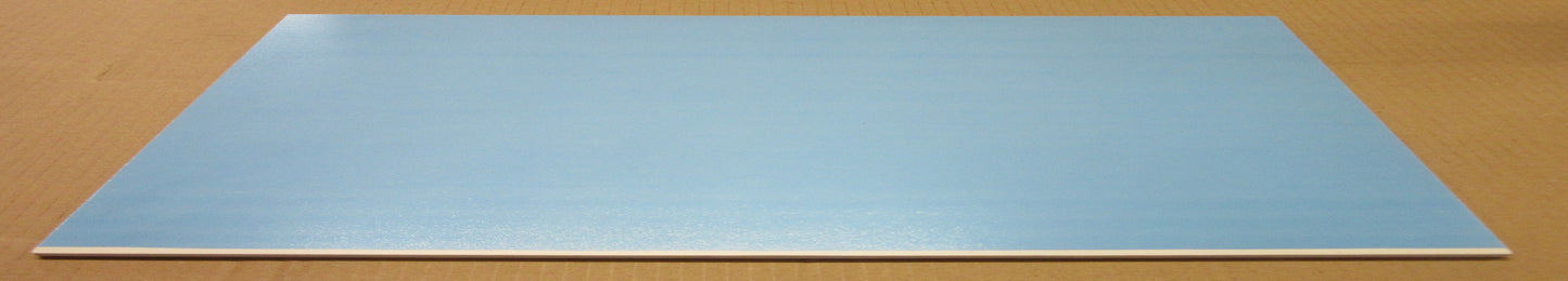 PVC Hartschaumplatte 5mm Zuschnitt weiß 489 x 200mm - Kunststoff Platte