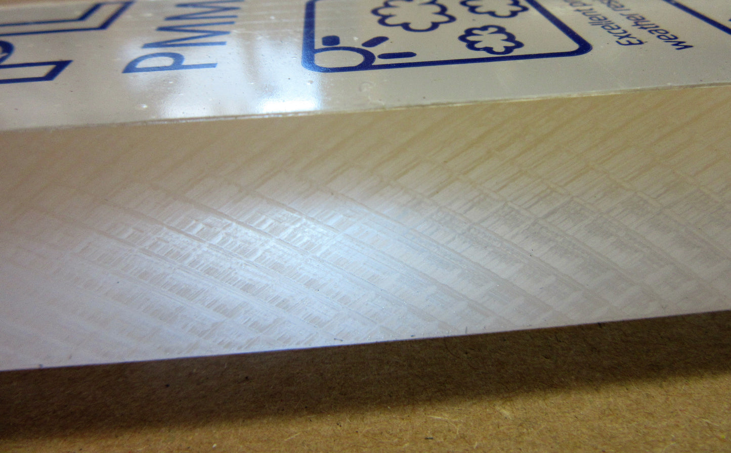 Acryl GS-Platte 25mm 200 x 100mm Deko Schaufenster Ausstellung Acrylglas