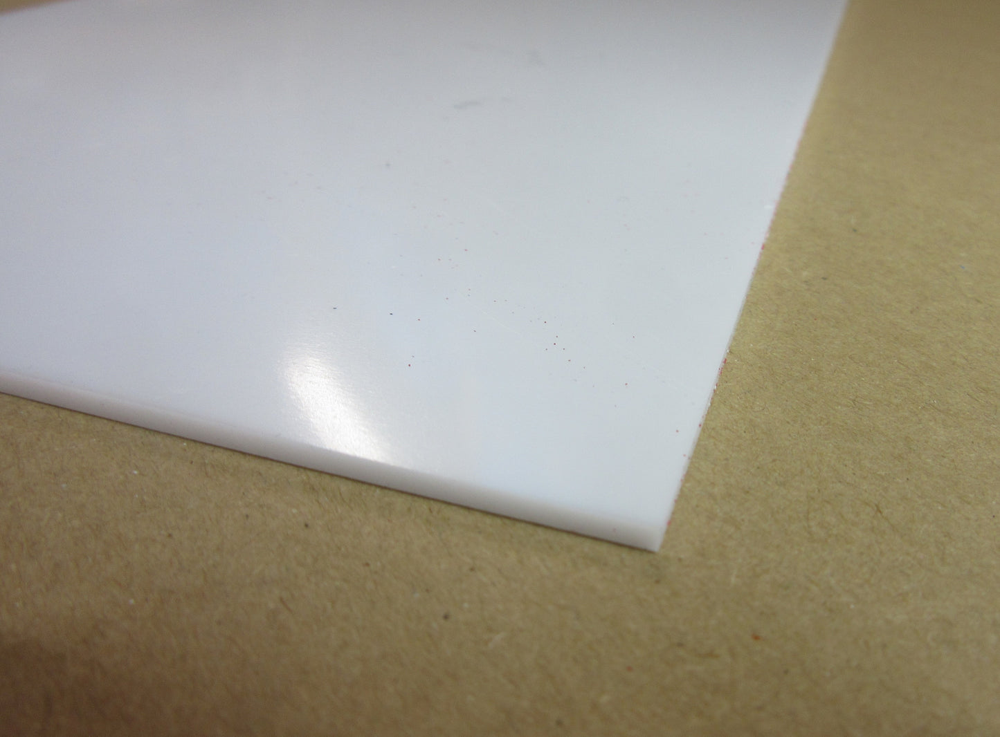 Acryl XT-Platte 2mm Zuschnitt 512 x 135mm 026 Opal weiß PMMA Kunststoffglas