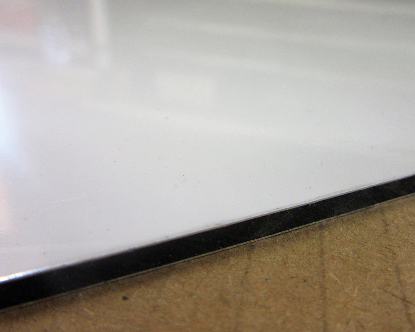 Alu-Verbundplatte 3mm weiß Zuschnitt 410x295mm Deckschicht 0,26mm matt ALUPANEL®