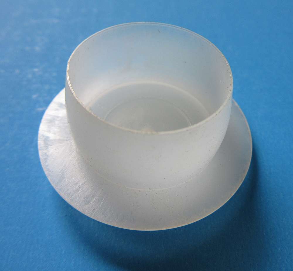 Blindstopfen KB246 25mm Natur Kunststoff - Kopf:36mm - Höhe: 16,5mm
