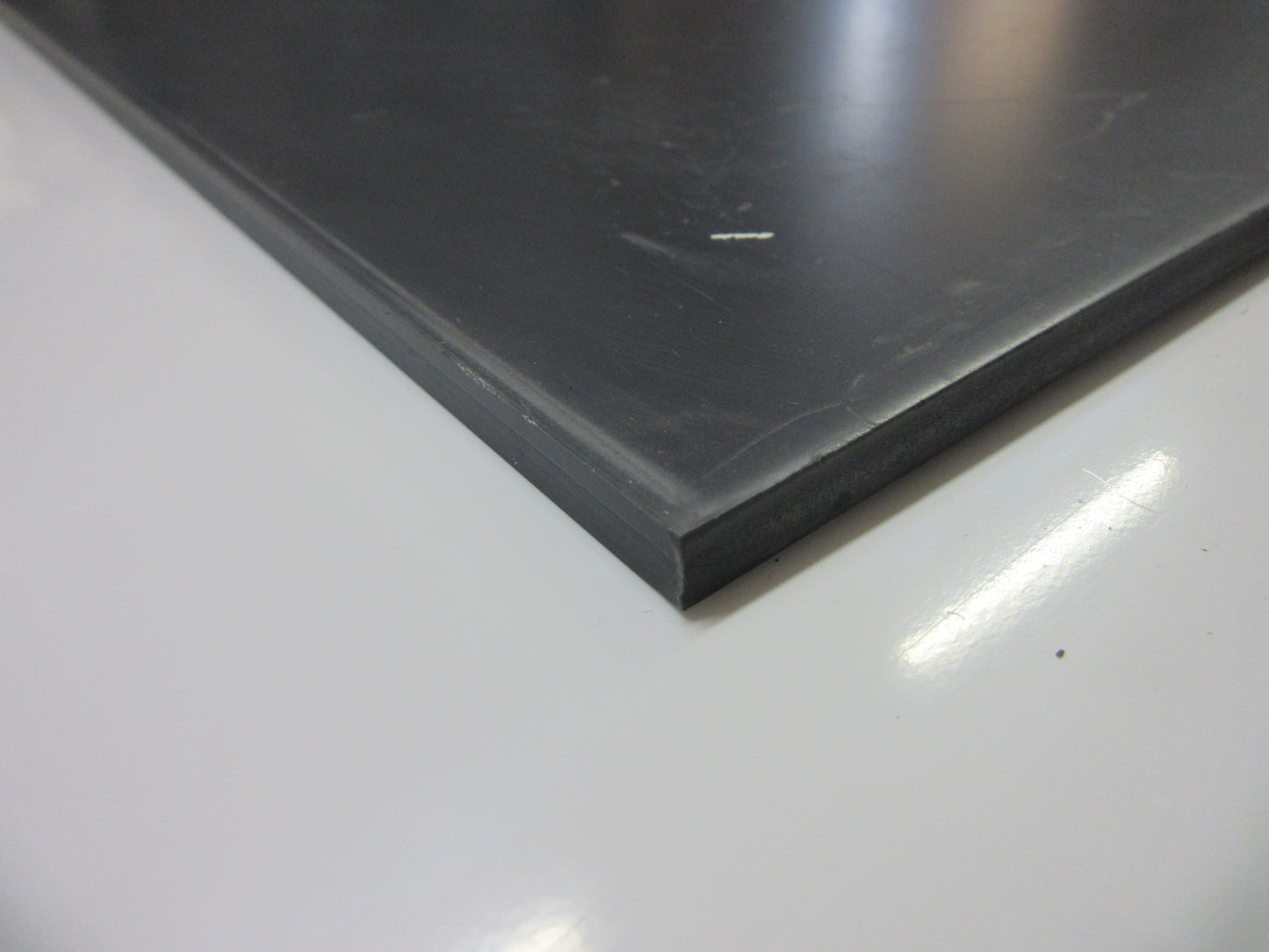 PVC-Hartplatte 6mm Dunkelgrau Zuschnitt 448 x 448mm Technischer Kunststoff