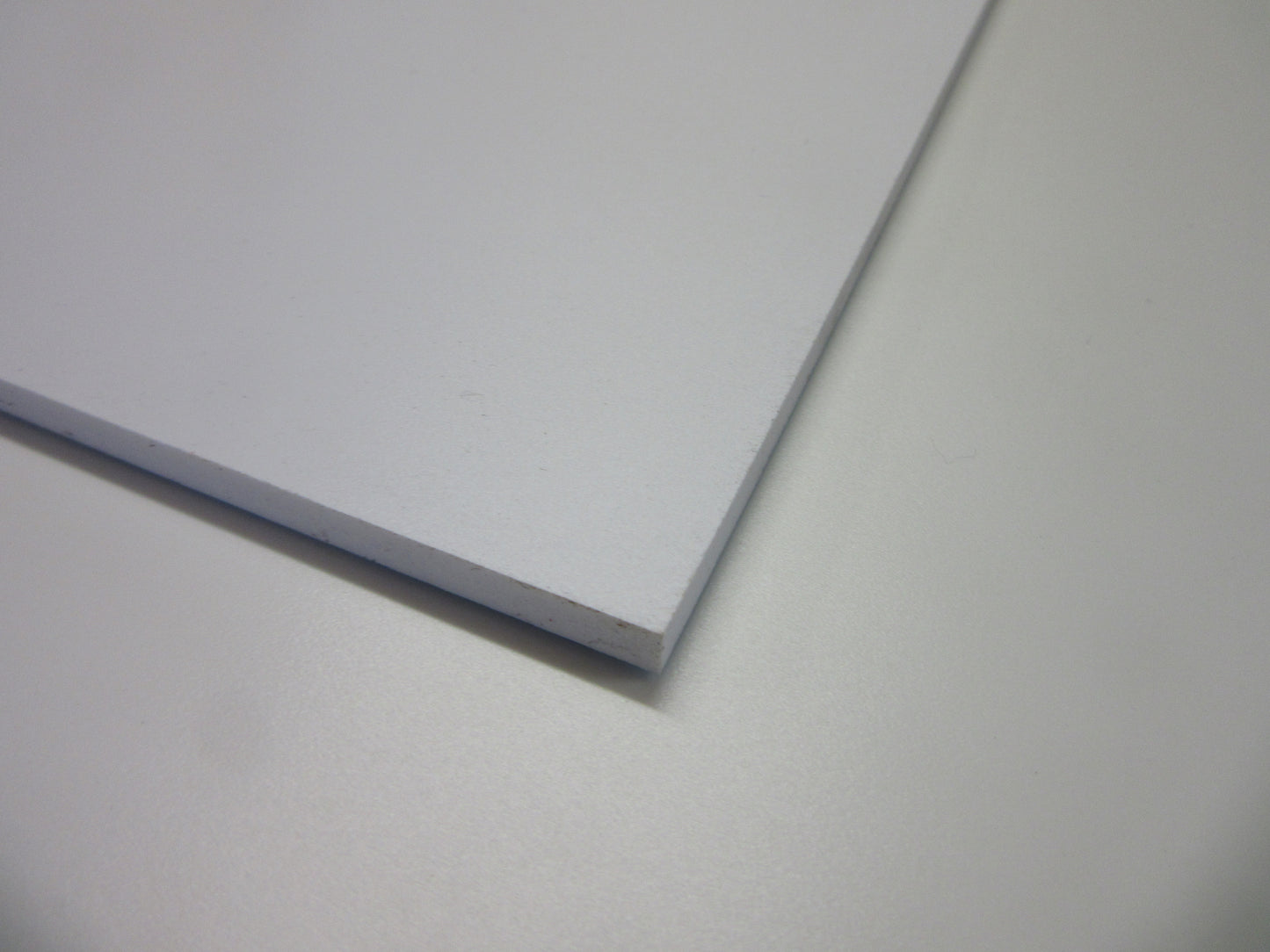 PVC Hartschaumplatte 6mm Zuschnitt weiß 460 x 335mm - Kunststoff Platte
