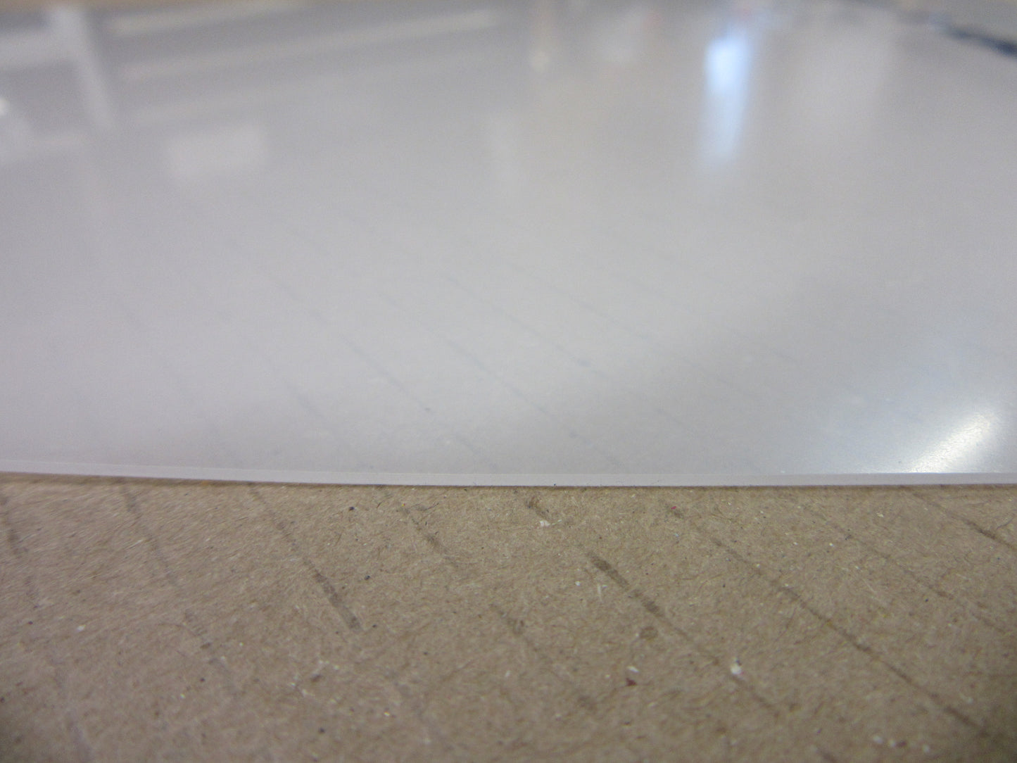 PET-G Lumex® Folie - Platte 0,9mm Tiefziehmaterial 450 x 246mm Kunststoffglas klar