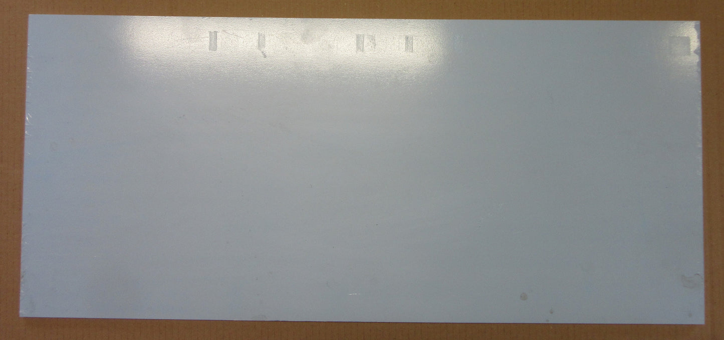 PVC Hartschaumplatte 6mm Zuschnitt weiß 840 x 435mm - Kunststoff Platte