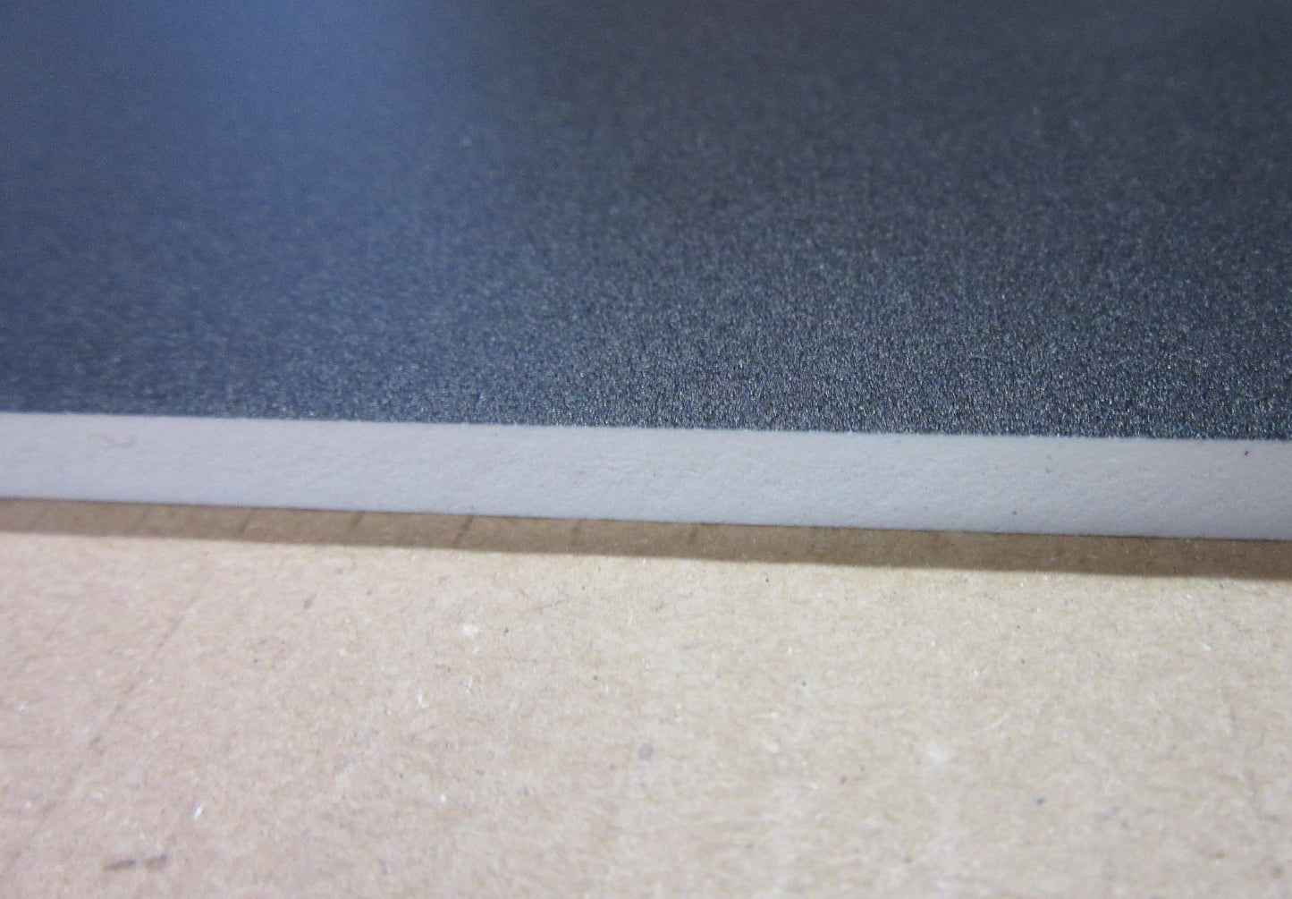 PVC Hartschaumplatte 6mm Zuschnitt schwarz lackiert 519 x 341mm Kunststoff Platte