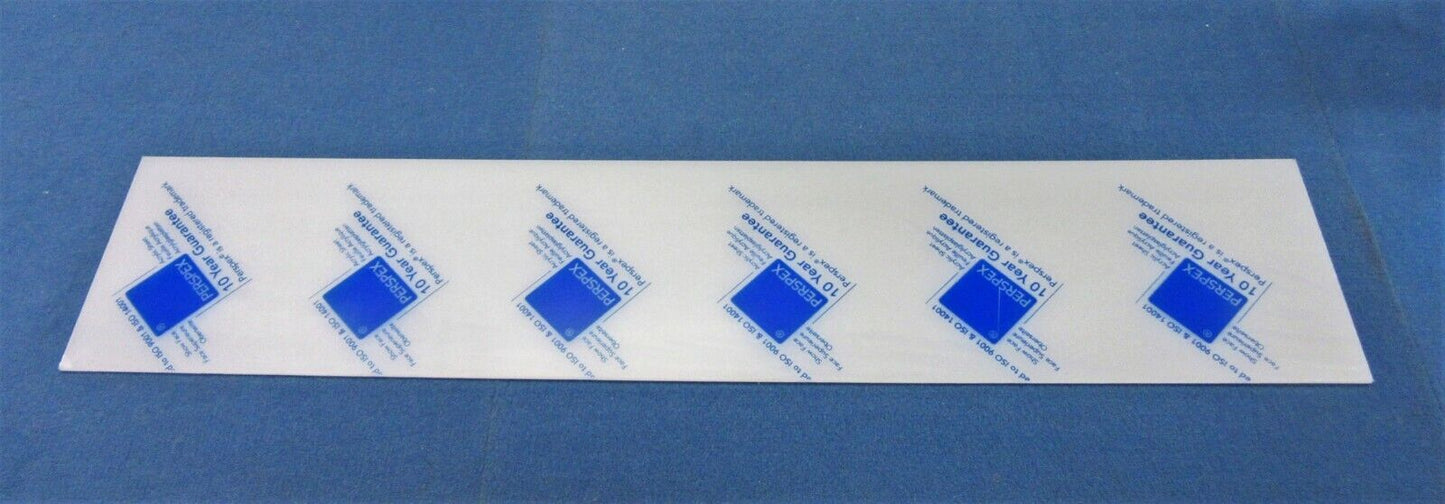 Acryl GS-Platte 3mm Zuschnitt 711 x 147mm Frost weiß S2 030 Kunststoffglas