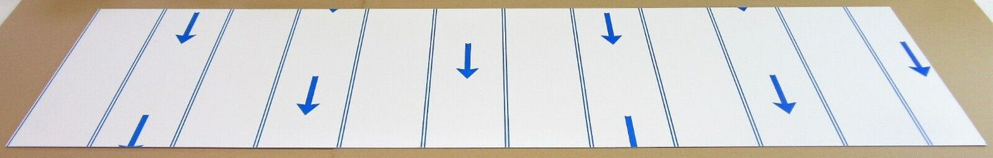 Alu-Verbundplatte 3mm weiß Zuschnitt 1500 x 393mm, Deckschicht 0,3mm DIBOND®