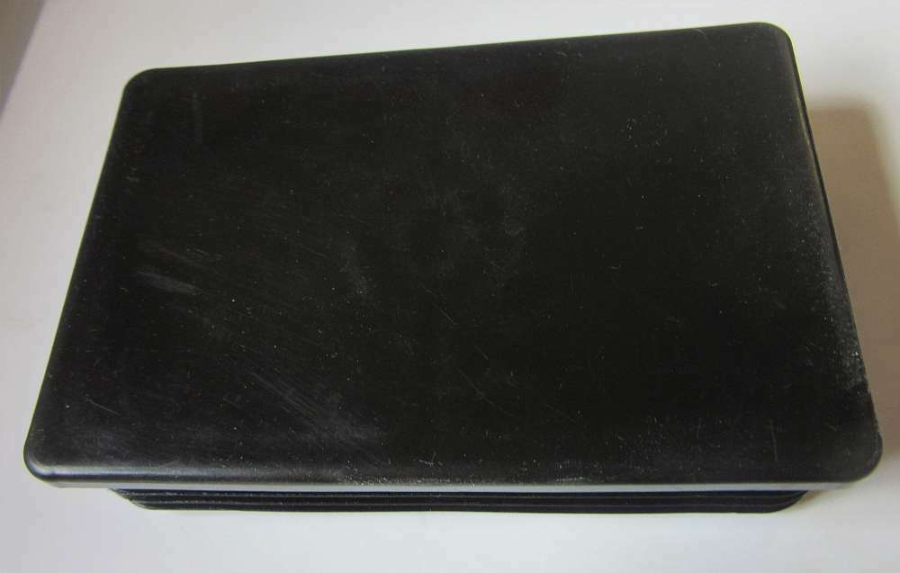 Abdeckkappen Schwarz 120 x 80mm Fußkappen Endkappen PE Lamellenstopfen Kappe