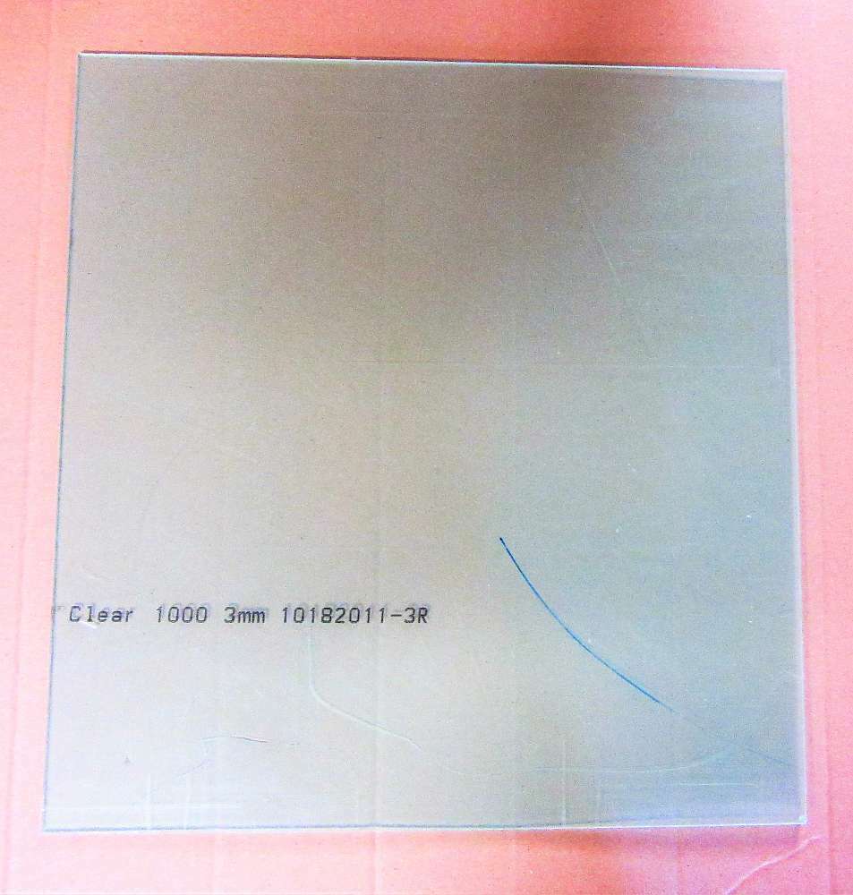 Acryl XT-Platte 3mm Zuschnitt 390 x 373mm Kunststoffglas Transparent Acrylglas
