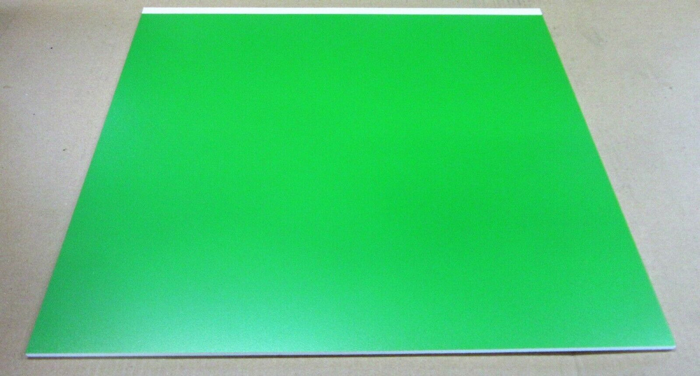 PVC Hartschaumplatte 6mm Zuschnitt grün lackiert 485 x 445mm - Kunststoffplatte