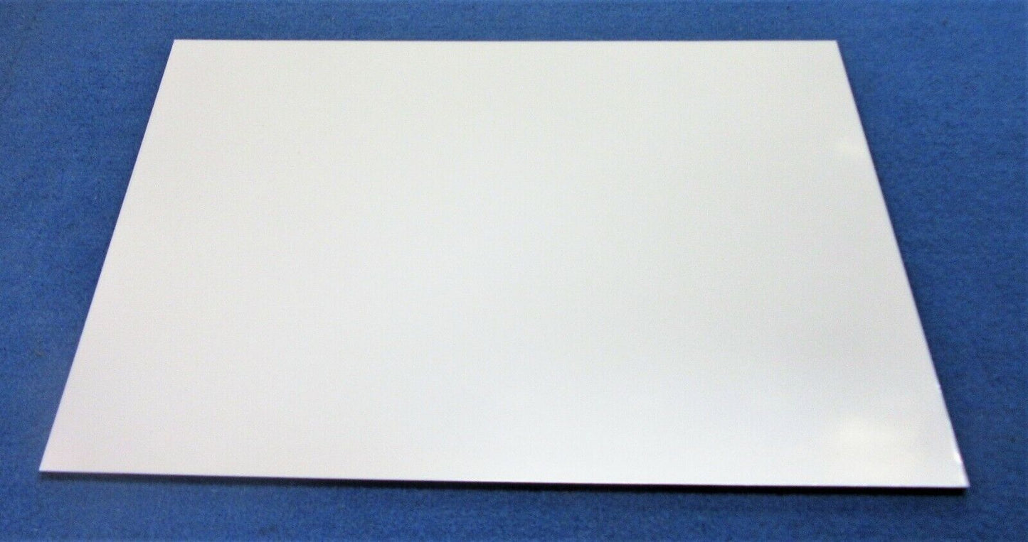 Alu-Verbundplatte 3mm weiß Zuschnitt DIN A4 297 x 210mm Werbeschild Firmenschild