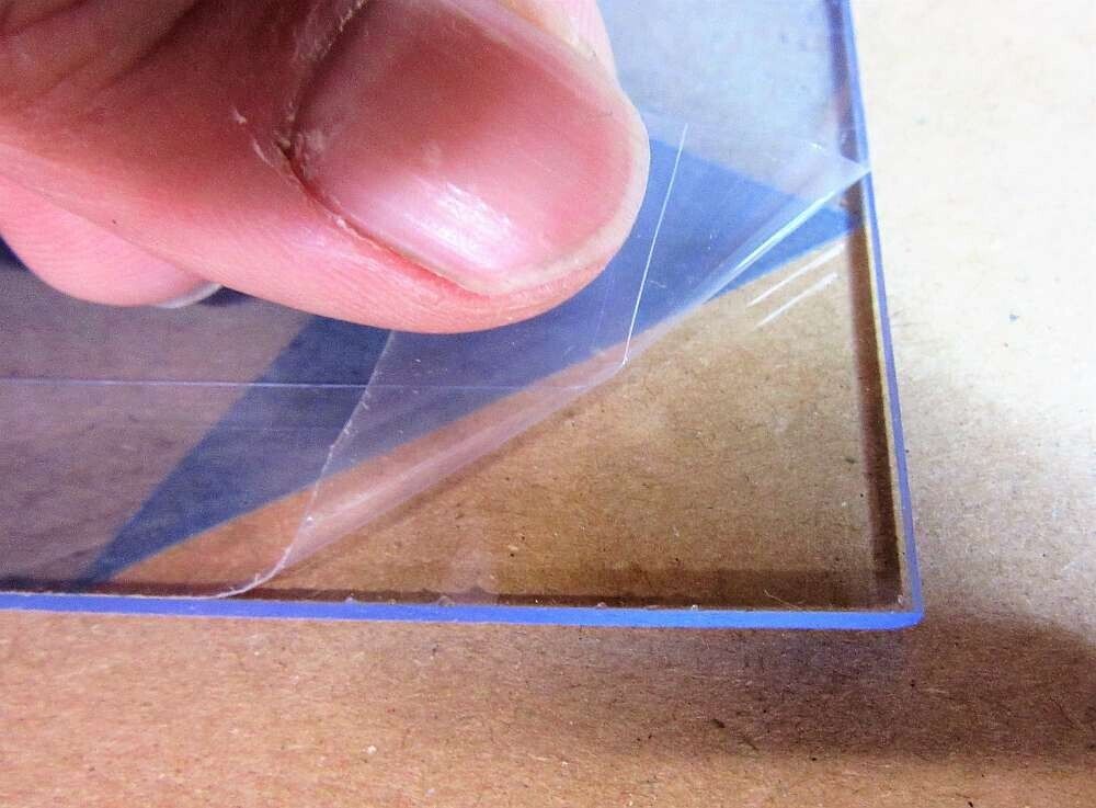 Acryl XT Platte 3mm Zuschnitt 1059/1020 x 492mm Kunststoffglas Acrylglas klar