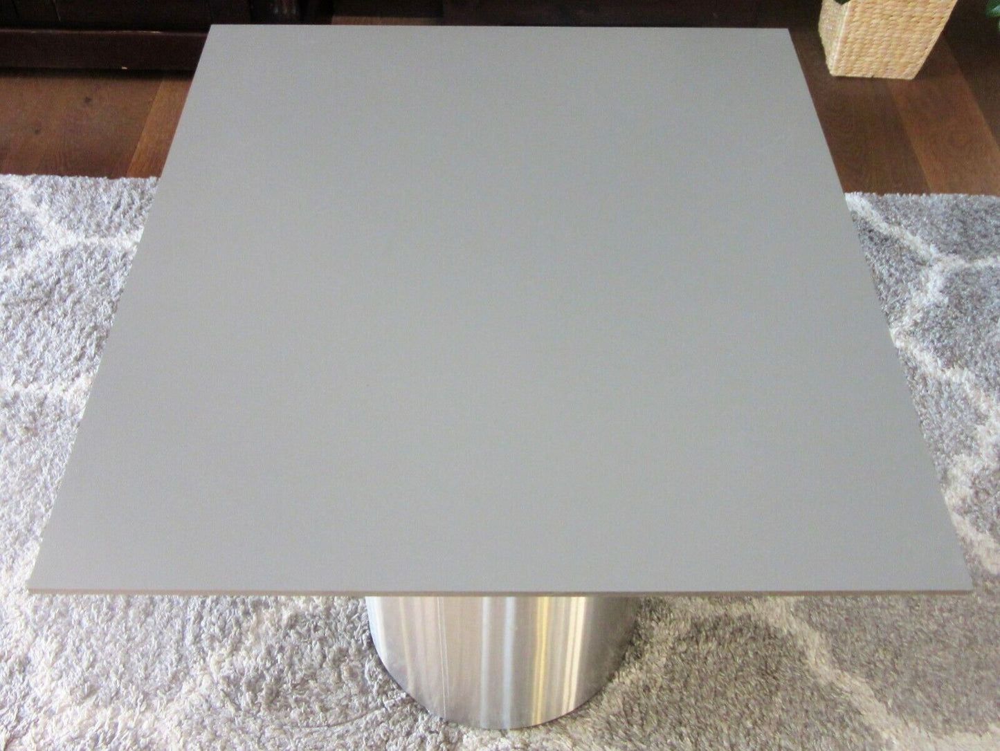HPL Platte Tischplatte 8mm Quarz Grey beidseitig 741 x 677mm TRESPA® Meteon®