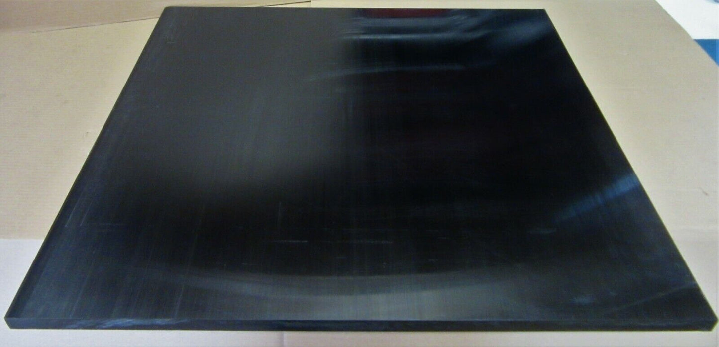 POM-C-Platte 20mm Schwarz Zuschnitt 785 x 732mm Vollmaterial Techn. Kunststoff