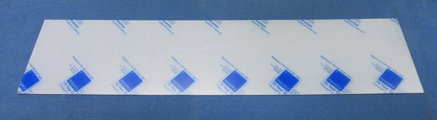 Acryl GS-Platte 4mm Zuschnitt 883 x 202mm Frost farblos Kunststoffglas Acrylglas