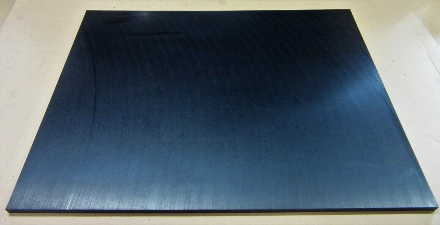 PE HD-1000 UHMW AST Regenerat Platte 15mm 1013 x 728mm Schwarz Vollmaterial