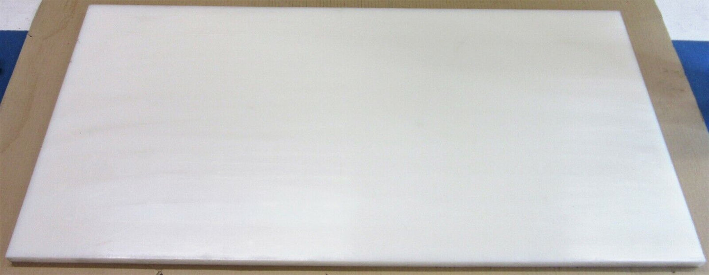 PE 100 Platte 20mm Natur 987 x 460mm Vollmaterial Technischer Kunststoff