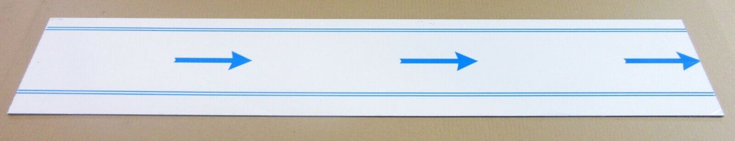 Alu-Verbundplatte 3mm weiß Zuschnitt 1069 x 192mm, Deckschicht 0,3mm DIBOND®